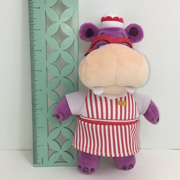 Disney Doc McStuffins Plush Hallie Hippo 8" Beanbag Stuffed Animal Hippopotamus - Picture 8 of 12